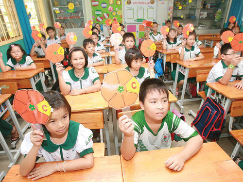 Tiếng anh ở trường tiểu học